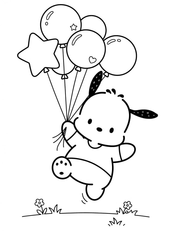 Pochacco da colorare