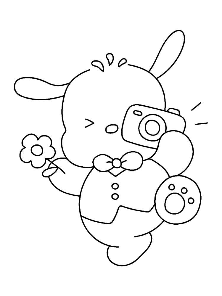 Pochacco per Bambini da colorare