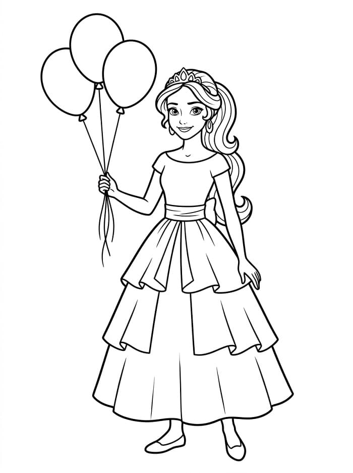 Elena di Avalor da colorare