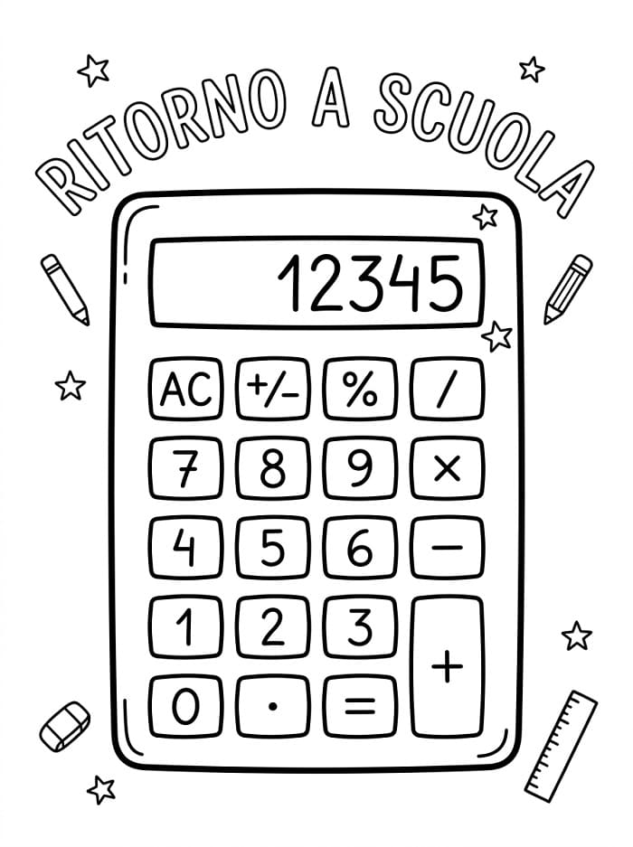 Ritorno a scuola (18) da colorare