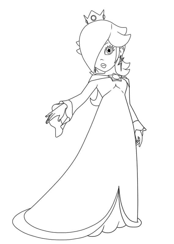 Rosalina Gratuita da colorare