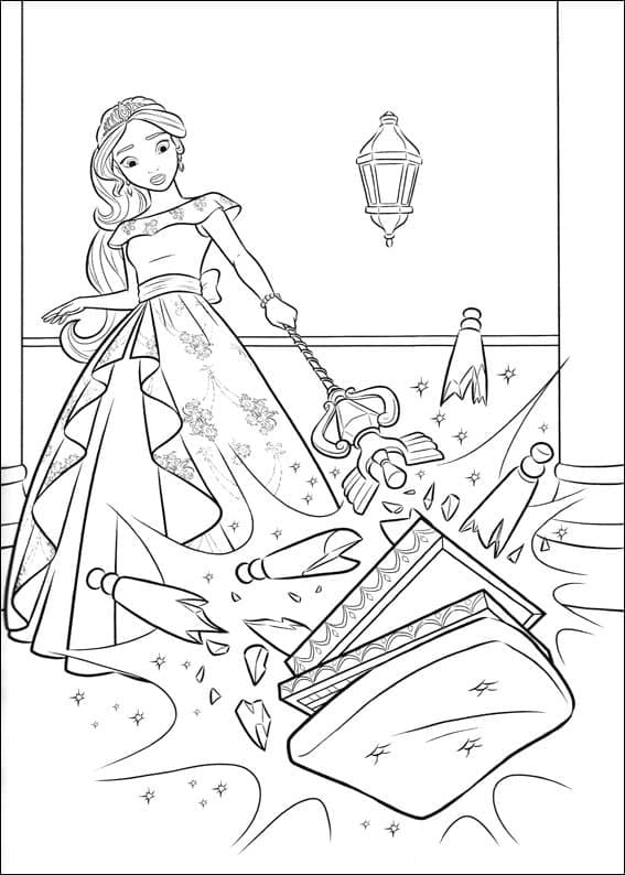 Stampabile Gratis Elena di Avalor da colorare
