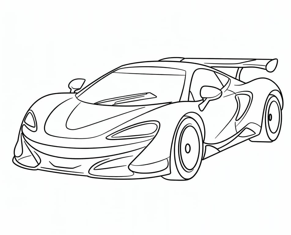 Stampabile Gratuita McLaren da colorare