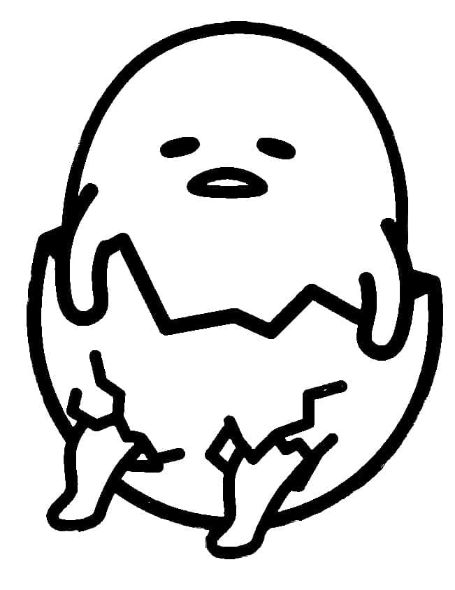 Stampabile Gratuito Gudetama da colorare
