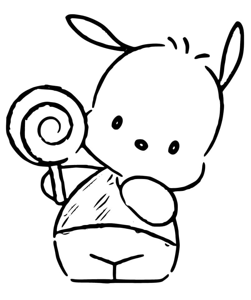 Stampabile Gratuito Pochacco da colorare