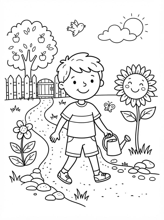Un Giardino da colorare