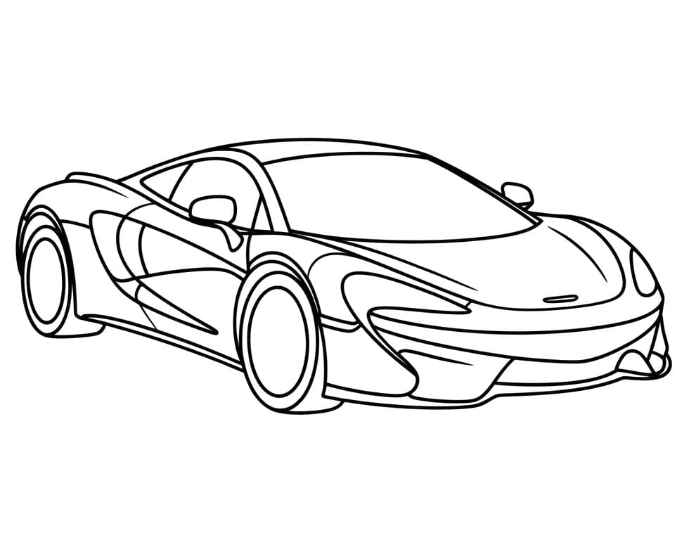 McLaren da colorare