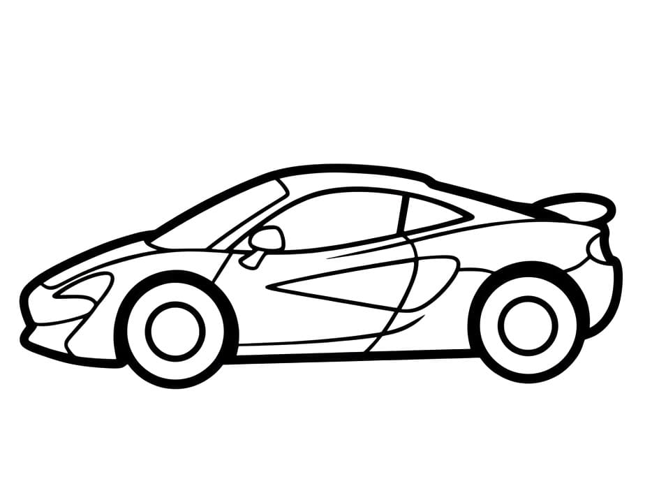 Una McLaren da colorare