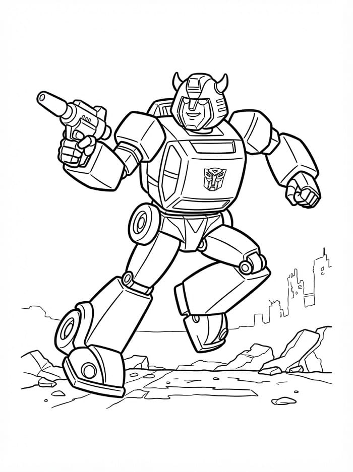 Bumblebee che combatte