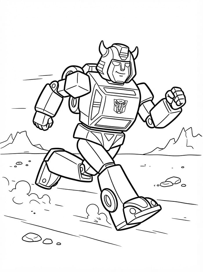 Bumblebee che corre