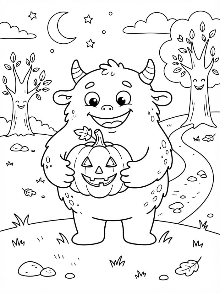 Carino Mostro di Halloween