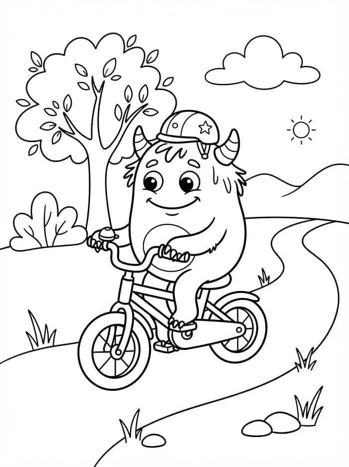 Mostro in bicicletta