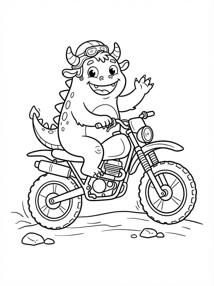 Mostro in moto