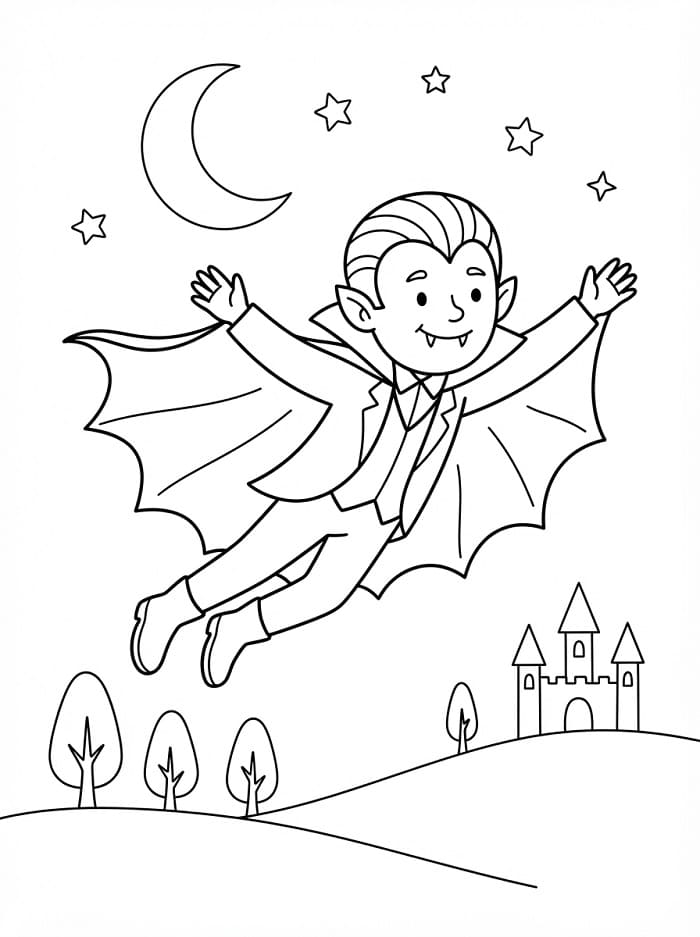 Vampiro che vola di notte