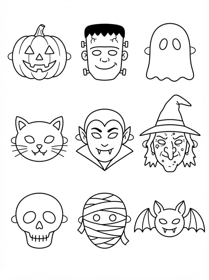 Maschere di Halloween